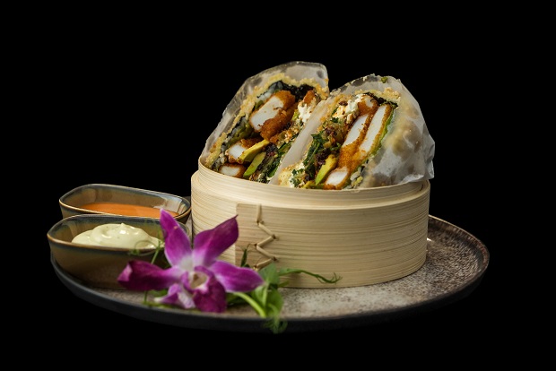 SUSHI BURGER Z KALMAREM